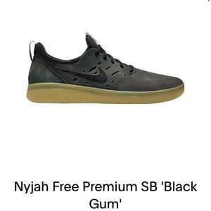Nyjah Free Premium SB 'Black Gum' - NIKE